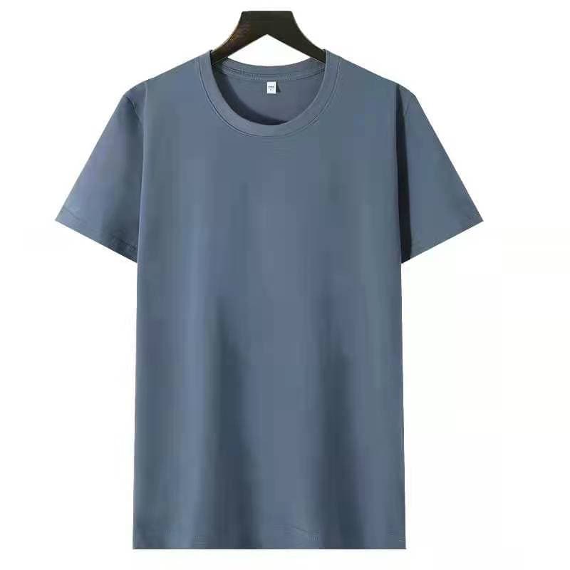 ZIRUNKING 2021 Summer New 100% Cotton White Solid T Shirt Unisex Causal O-neck Basic T-shirt Male/Female High Quality Classical Tops HUIPA1 L