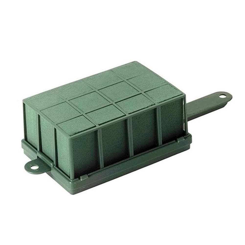 Floral Foam Cage with Floral Foam Rectangle Flower Foam Cage Holder for Fresh Flower Arrangement