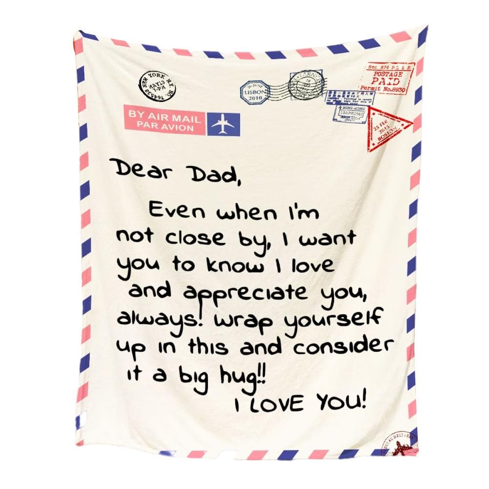 Mother s Day Father s Day Letter Printed Throw Blanket Gifts Soft Flannel Blanket for Bed Couch