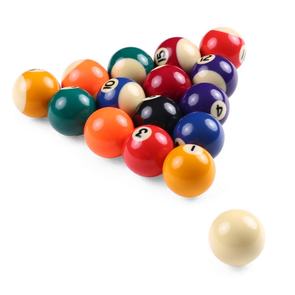 25MM / 32MM / 38MM Children Billiards Table Balls Set Resin Small Pool Cue Balls Full Set 32mm
