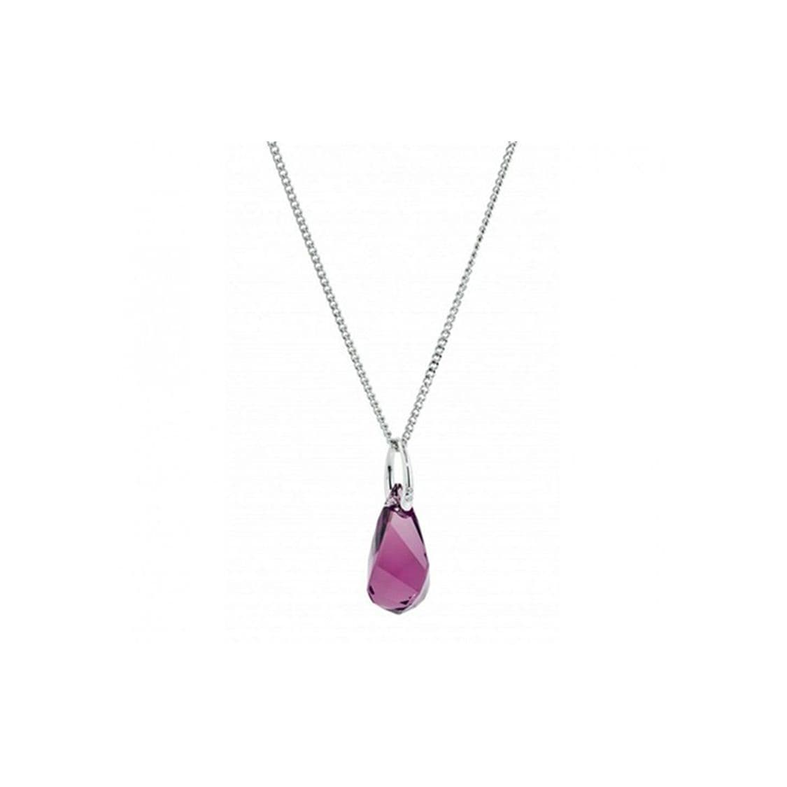 Swarovski Fashion Energic Small Versatile Purple Water Drop Necklace Women necklace 5195922 Box (Random Color),F,Purple