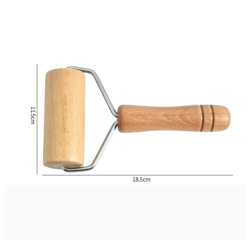 Wooden Rolling Pin, Hand Dough Roller for Pastry, Fondant, Cookie Dough, Chapati, Pasta, Bakery, Pizza. Kitchen tool