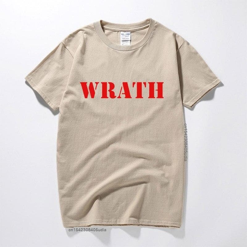 Limited Wrath Natural Selection Logo Design Unisex Black T-Shirt Unisex Women Camisas Hombre Oversized T Shirt Cotton S
