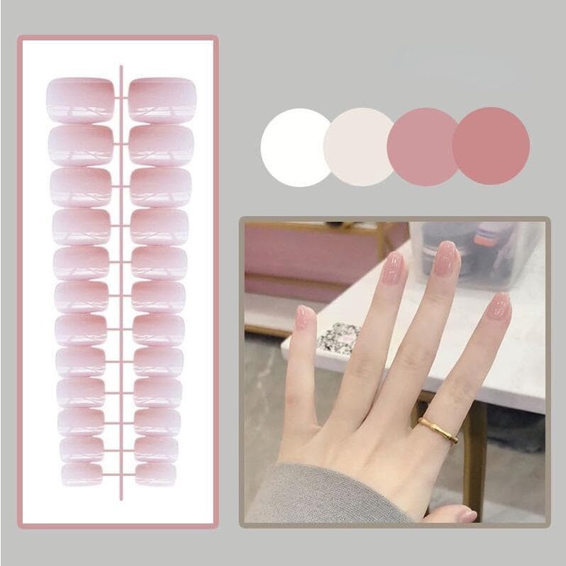 Nail Patch Fake nail finished 24 piece strip mount wear nail tools detachable nail pieces
