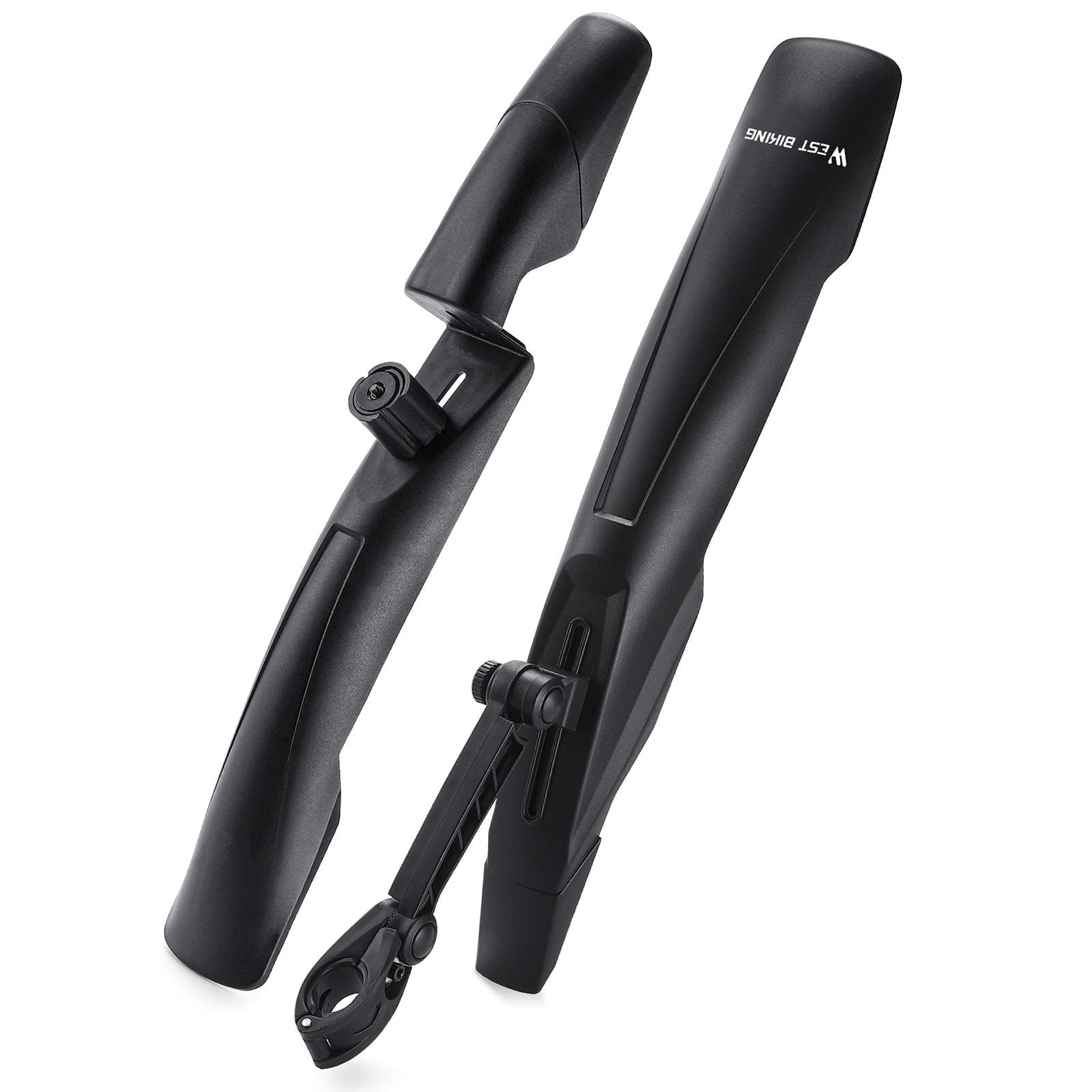Bike Mudguard Widen Quick Release 26-29in Universal Bike Fenders Adjustable Bike Front and Rear Mud black