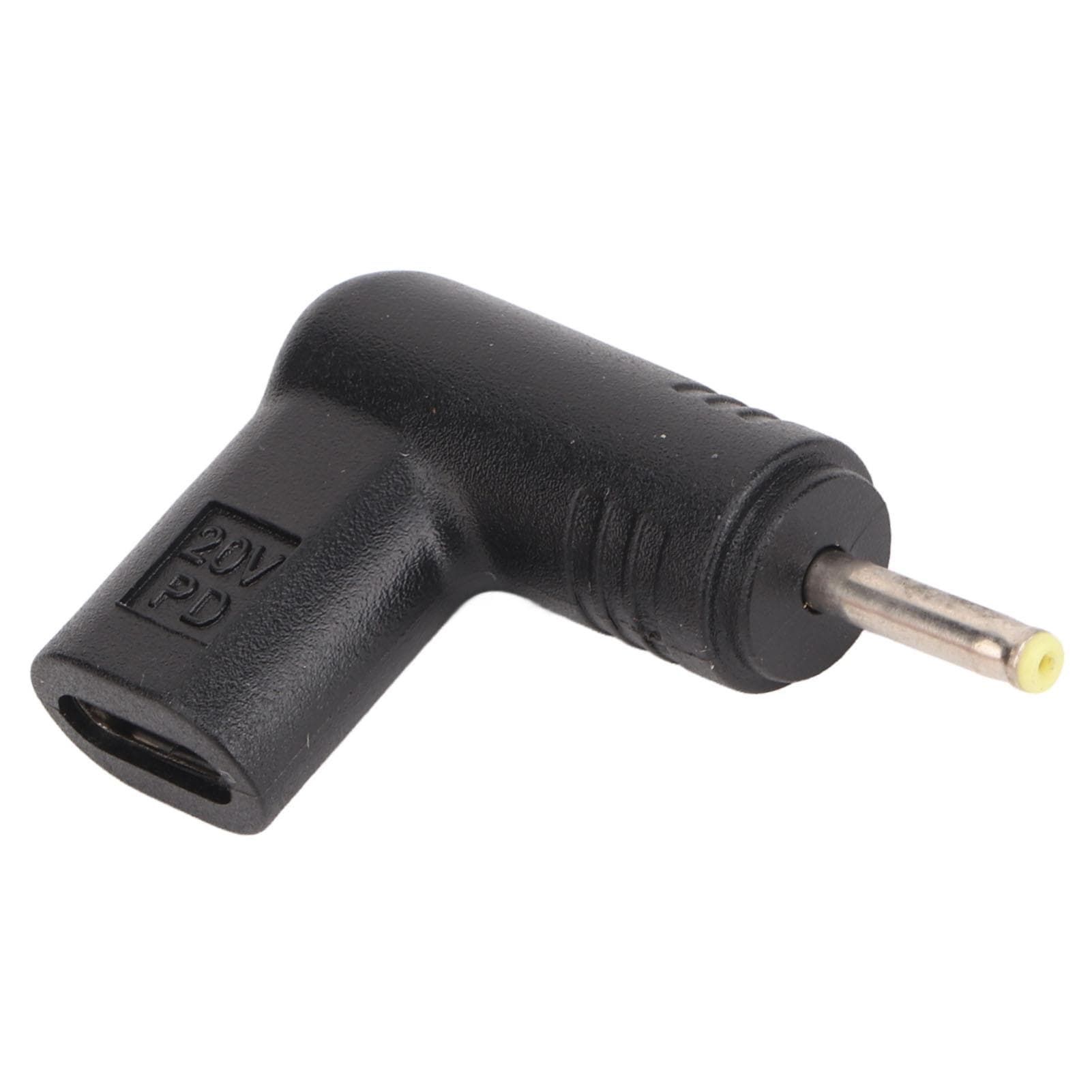 Female Type C to DC Adapter 2.5x0.7mm 18.5 to 20V 100W PD Fast Charge E Mark Chip Type C Female to