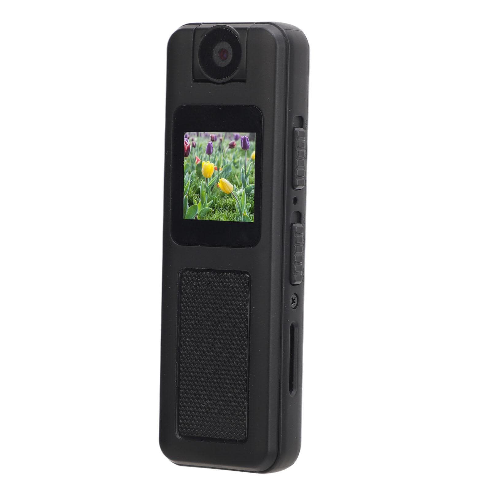 1080P Body Mounted Camera Wearable Portable Camera 180 Deg Rotatable Lens Infrared Night Vision OTG