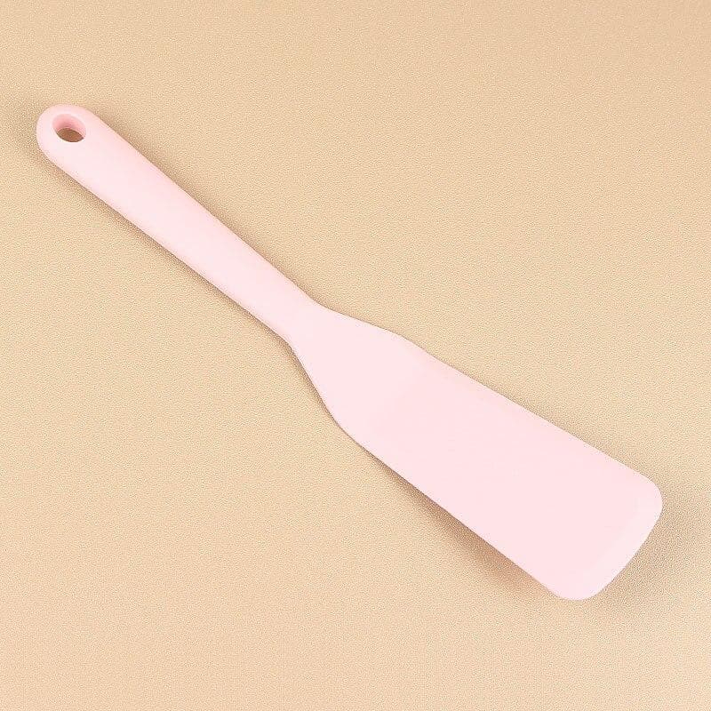 7 Color Silicone Frying Shovel Non-stick Surface Kitchen Pancake Fried Egg Transfer Shovel Steak Shovel Kitchen Baking Tools pink