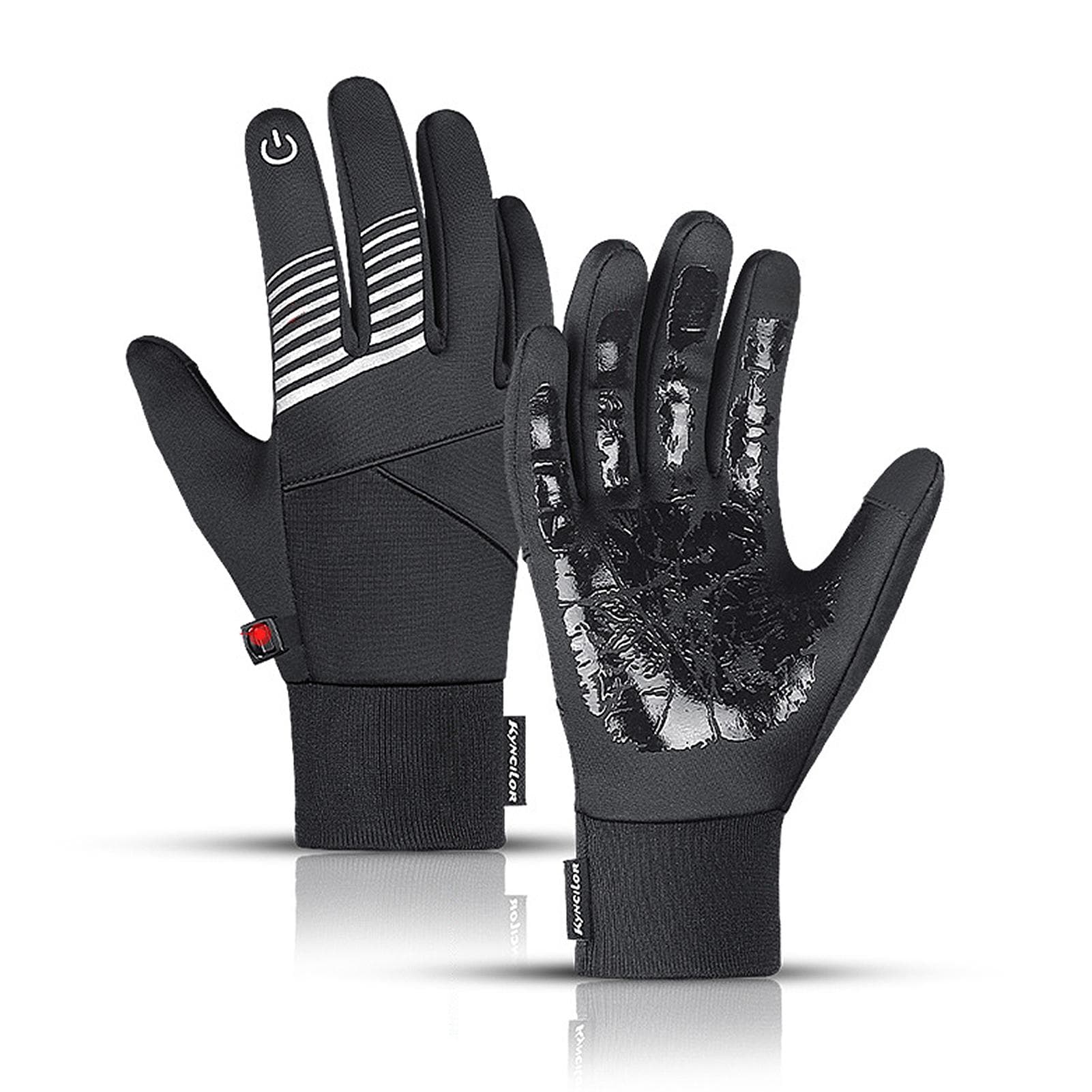 Cycling Gloves Waterproof Touchscreen Gloves Winter Warm Gloves Windproof Anti-slip Sports Thermal L