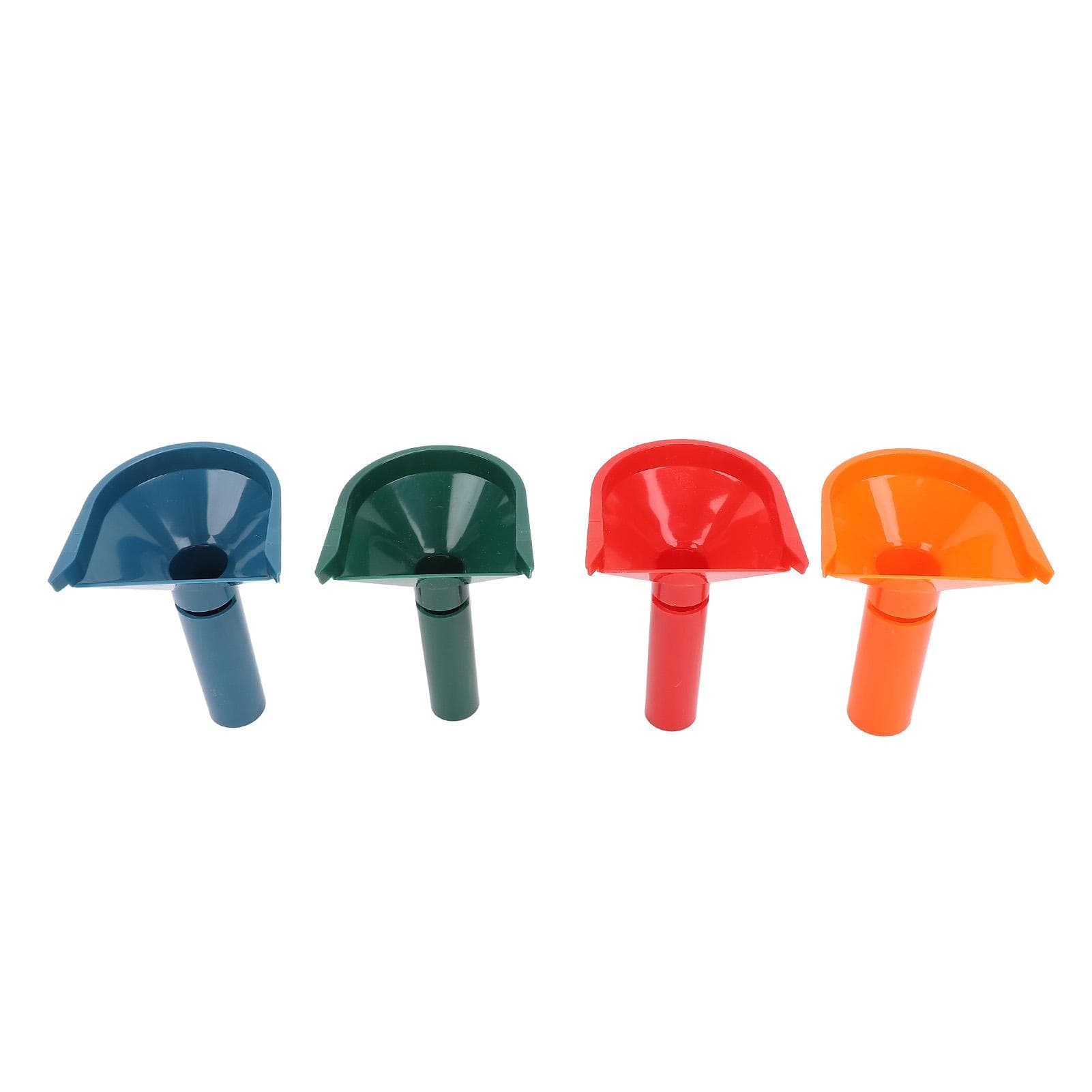 Coin Sorter Tube Multifunctional ABS Funnel Shaped Coin Storage Sorter Tube for Bank with Wrappers