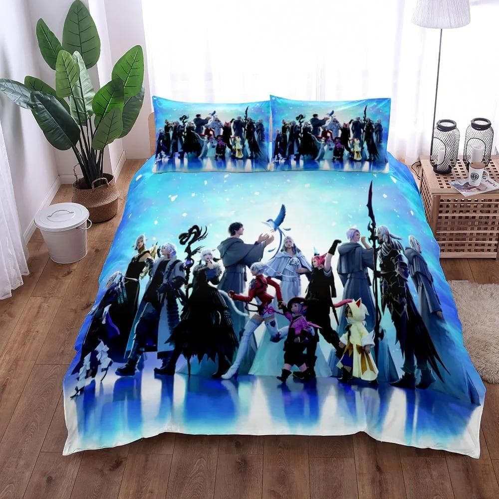 Knight Flame Duvet Cover Set UK Single Double King US Twin Full Queen Size Anime Bed Linen Set 70x133cm 2pcs