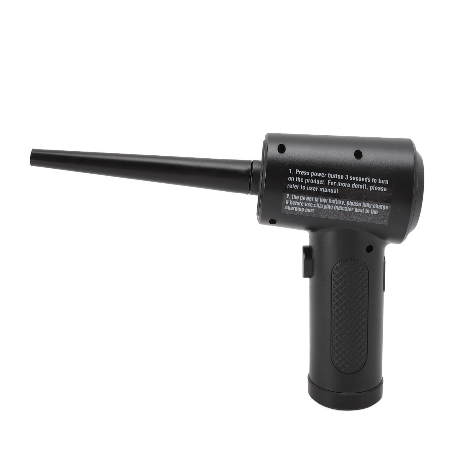Compressed Air Duster with Flashlight 51000RPM 3 Speeds Electric Jet Fan Dust Cleaner for Keyboard