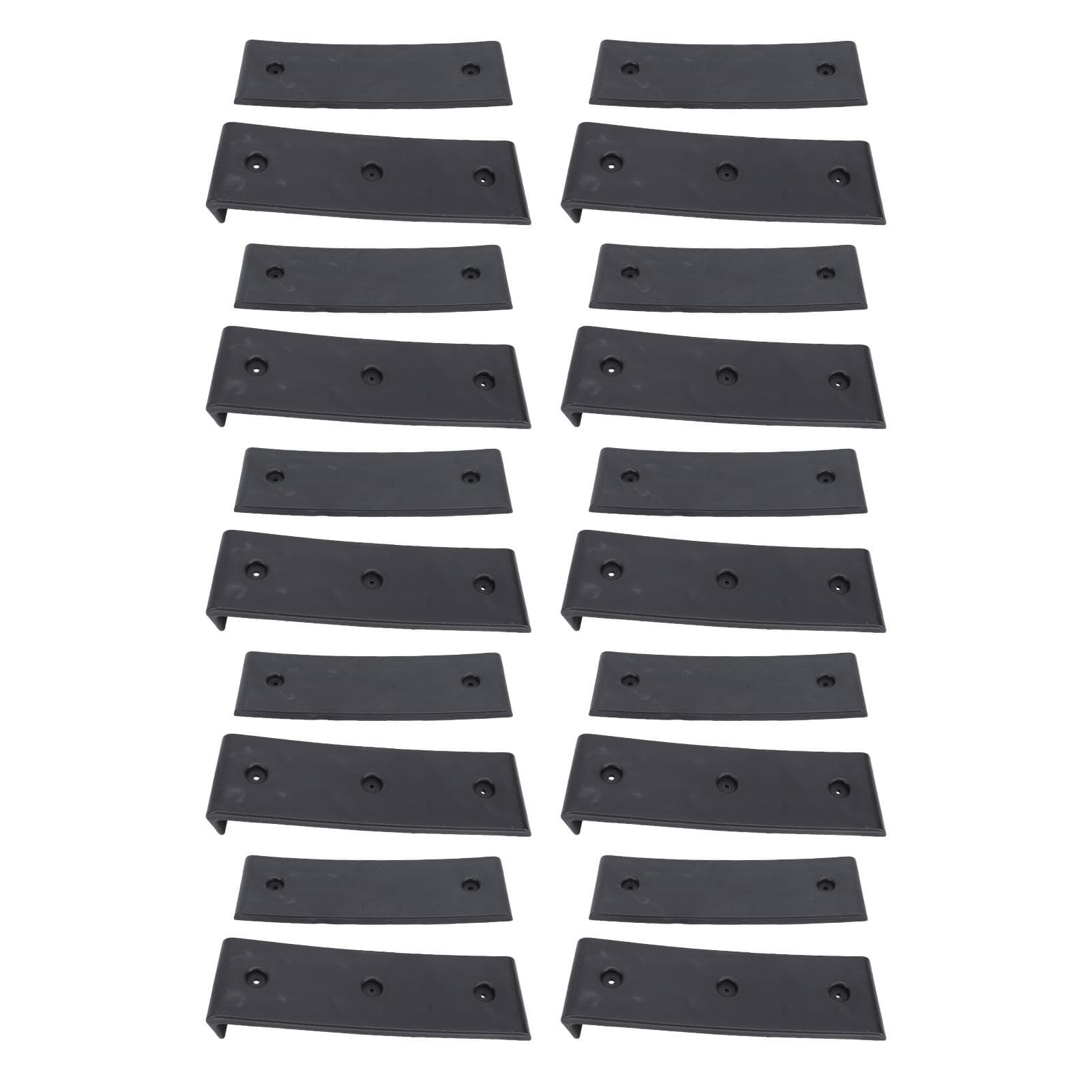 10 Piece Black Boat Trailer Bunk Slides Pads Easier Launching Loading 3 X 10in Reduces Friction for