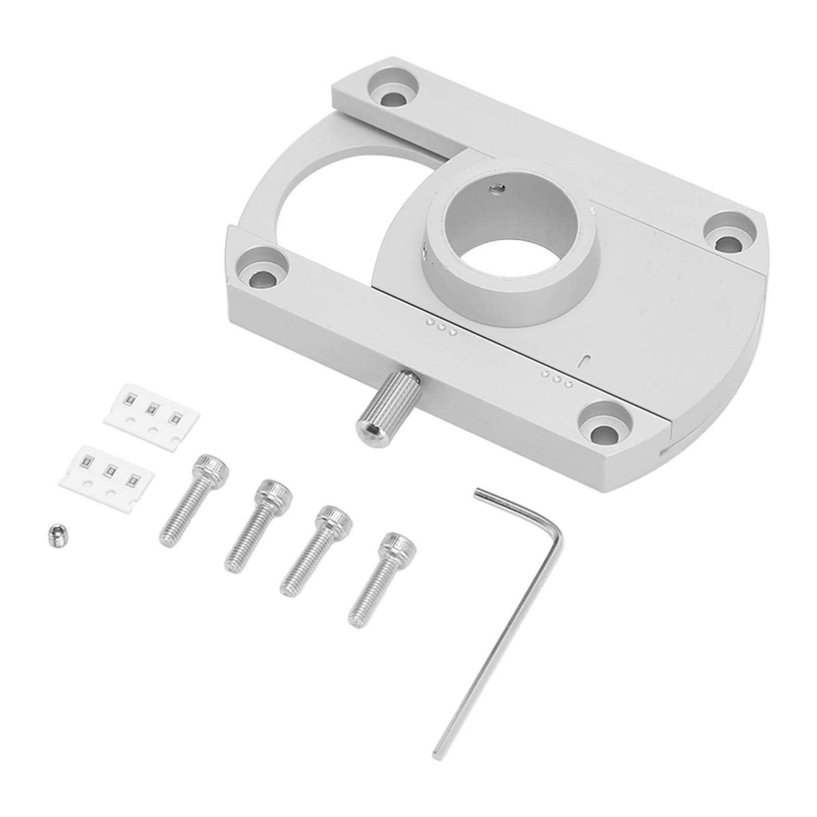 HiFi Conversion Arm Plate 20mm Inner Hole Aluminum Alloy Replacement LP Turntable Conversion Arm
