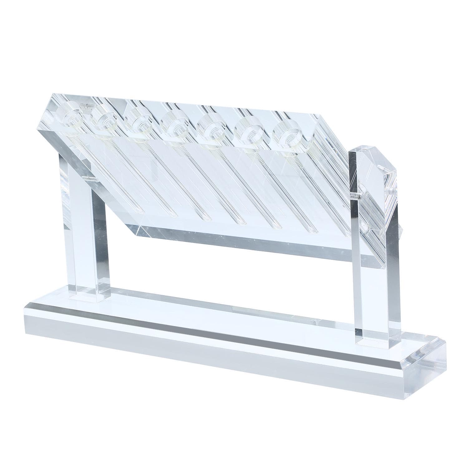 7 Tubes Automobile Oil Quality Comparator Transmission Oil Viscosity Tester Comparator Transparent 7 Tubes transparent