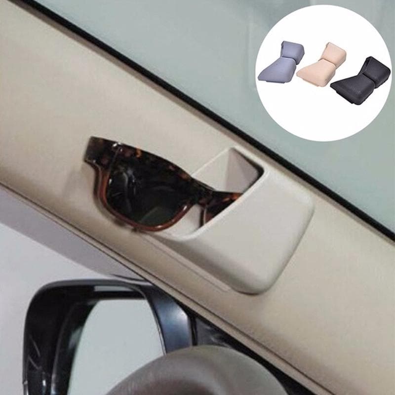Sticker Type Mobile Phone Storage Box for Vehicle Receiving Box beige