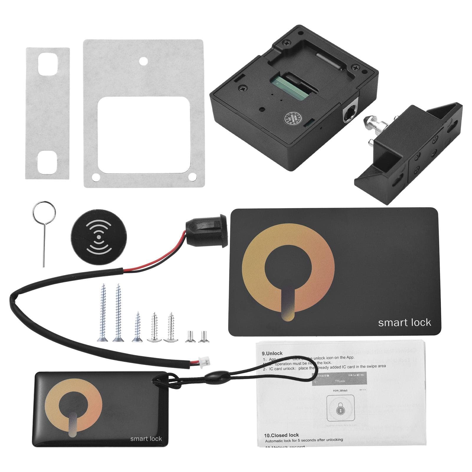 Smart Cabinet Lock App Unlock Universal DIY Keyless Cabinet Lock Electronic Induction Lock for