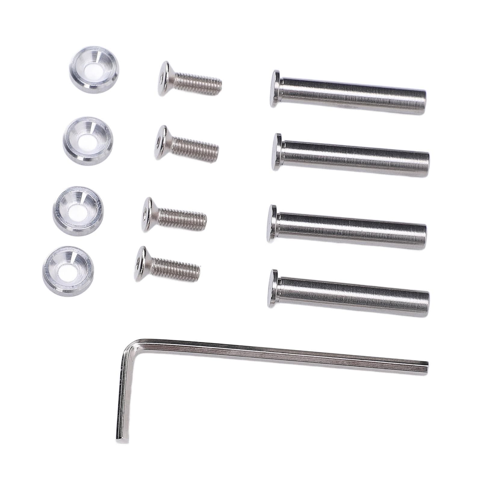 Computer Case Fan Screws Color Anodizing CPU Fan Screws Stainless Steel PC Cooling Fan Mount Screws silver
