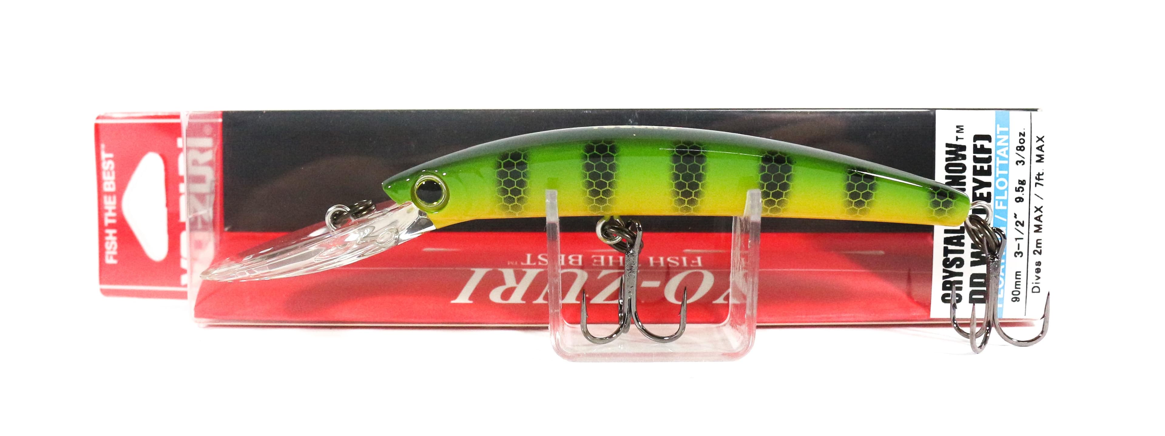 Yo Zuri Crystal Minnow DD Walleye 90 mm Floating Lure R1205-MPC (6770)
