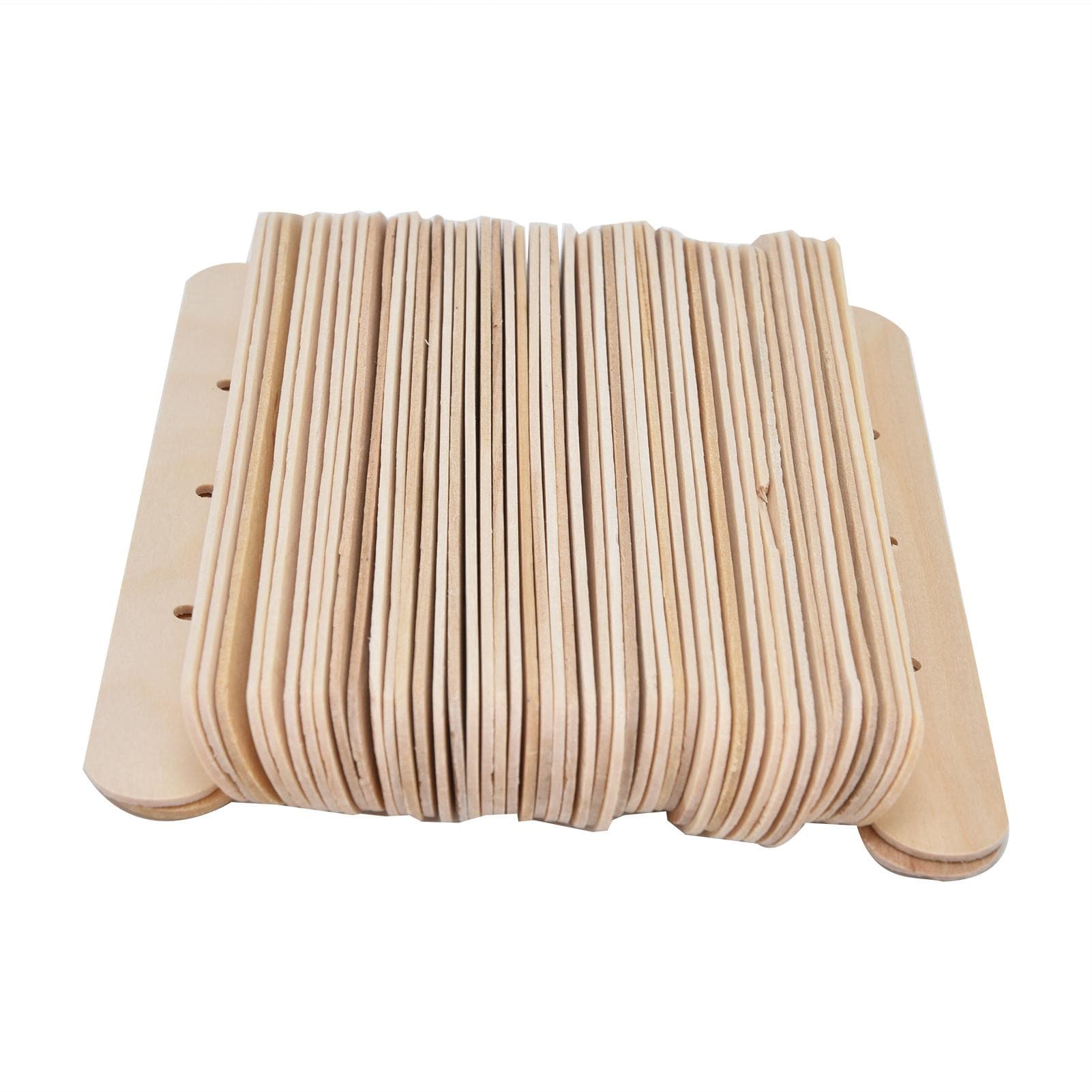 50Pcs Candle Wick Holder Birch Easy Use Reusable Wooden Wax Core Holder for Making Candles150x20mm