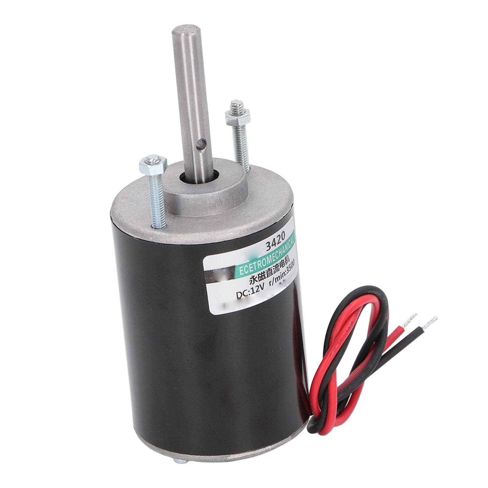 12V 30W High Speed Permanent Magnet DC Motor 3420 Forward Reverse 3000RPM Electric Permanent Magnet