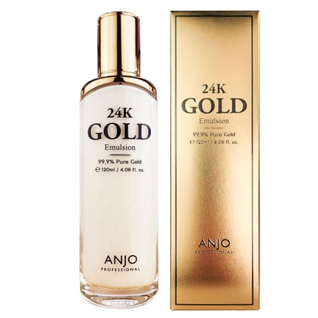 ANJO 24K Gold Toner, Emulsion 120ml (3 Options) #EMULSION 1PCS