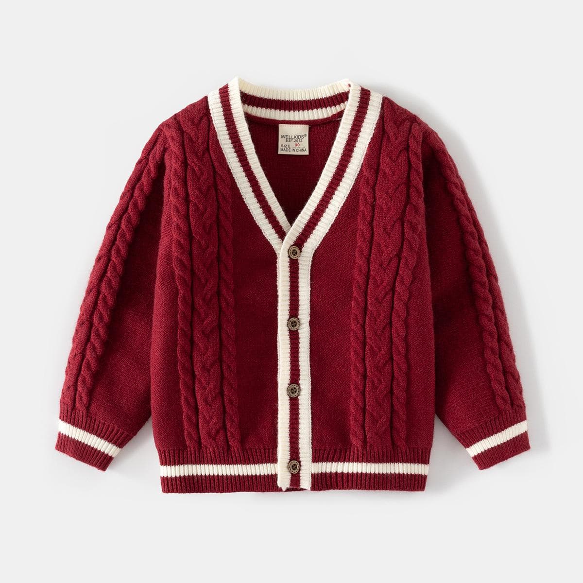 Boys' Sweater Autumn and Winter New Children's Sweater Cardigan Korean Children's Wear Baby Top 100cm