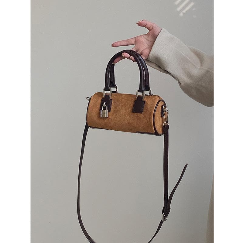 Spring and Summer Women's Bag Hand Crossbody Bag High-grade Exquisite Shoulder Bag Cylinder Bag