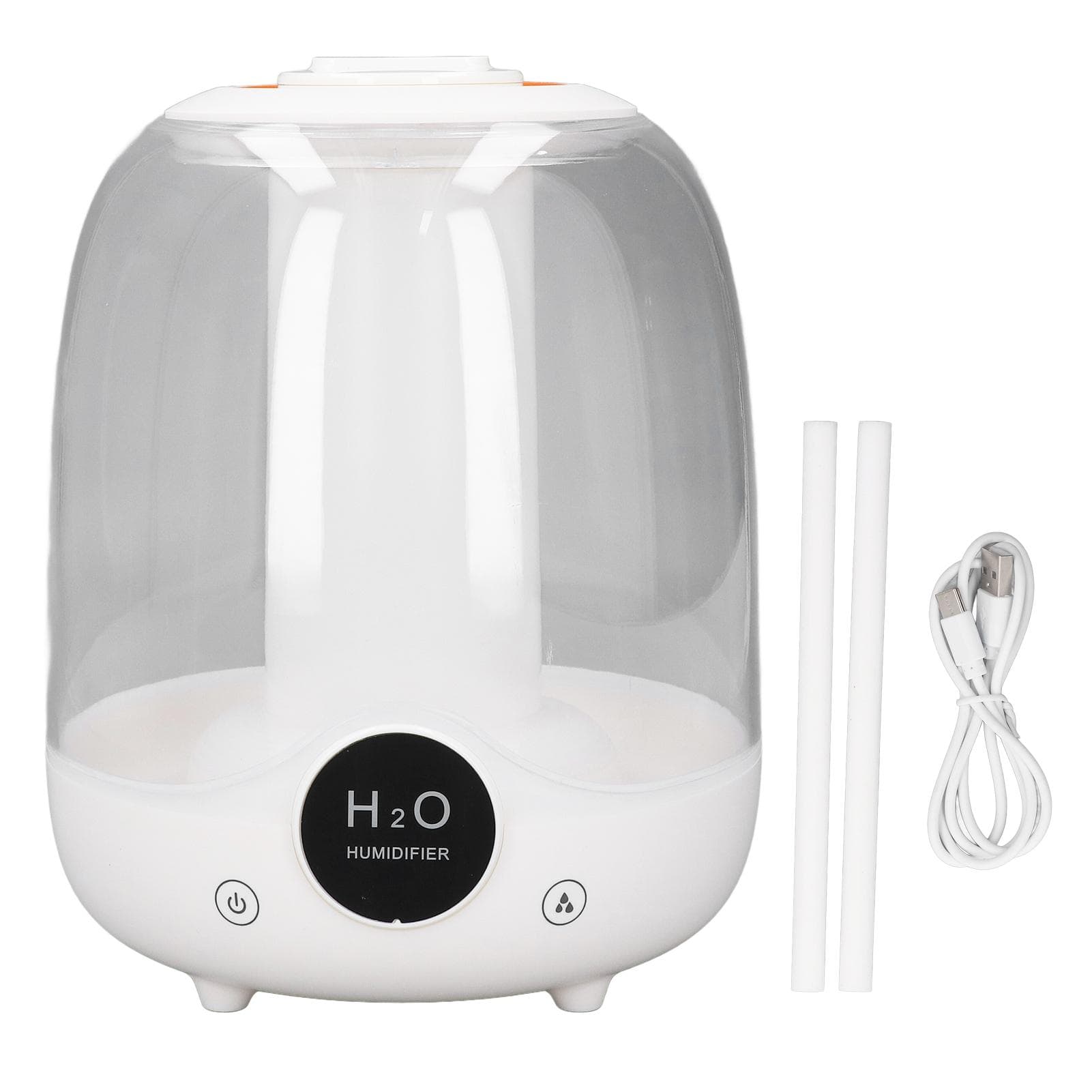 Small Humidifier 3L Large Capacity Aromatherapy Humidifier Dual Spray Desktop Humidifier for Home