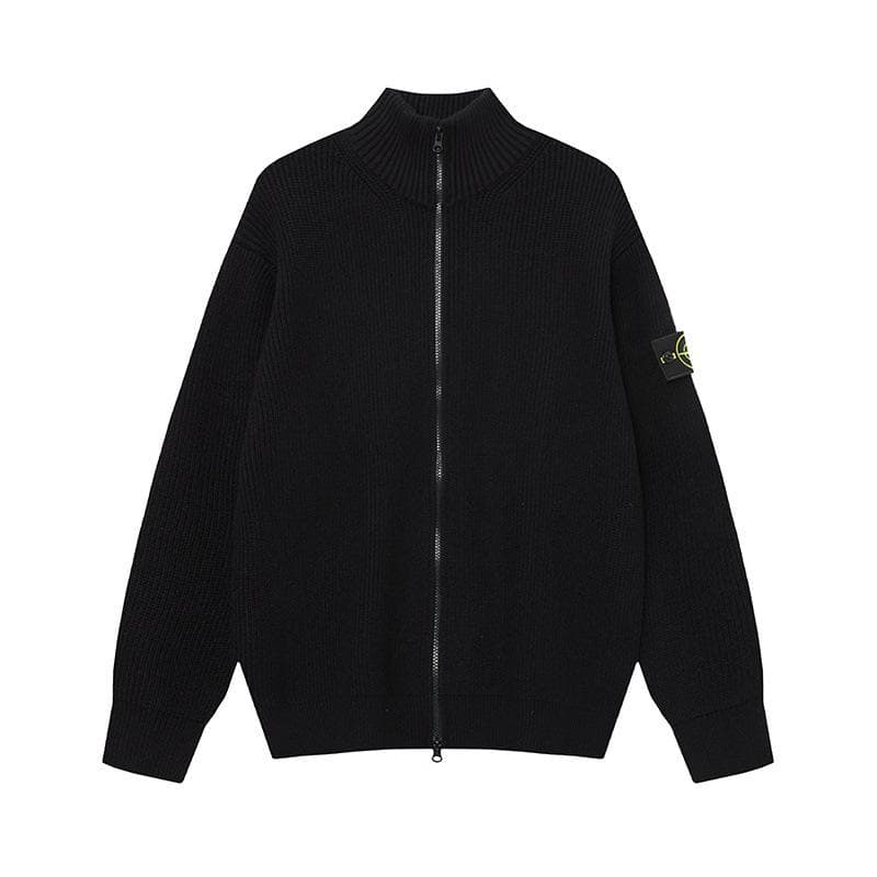 Cross-Border Stone Island Round Neck Unisex Pullover Sweater - European & American Trendy Style XL