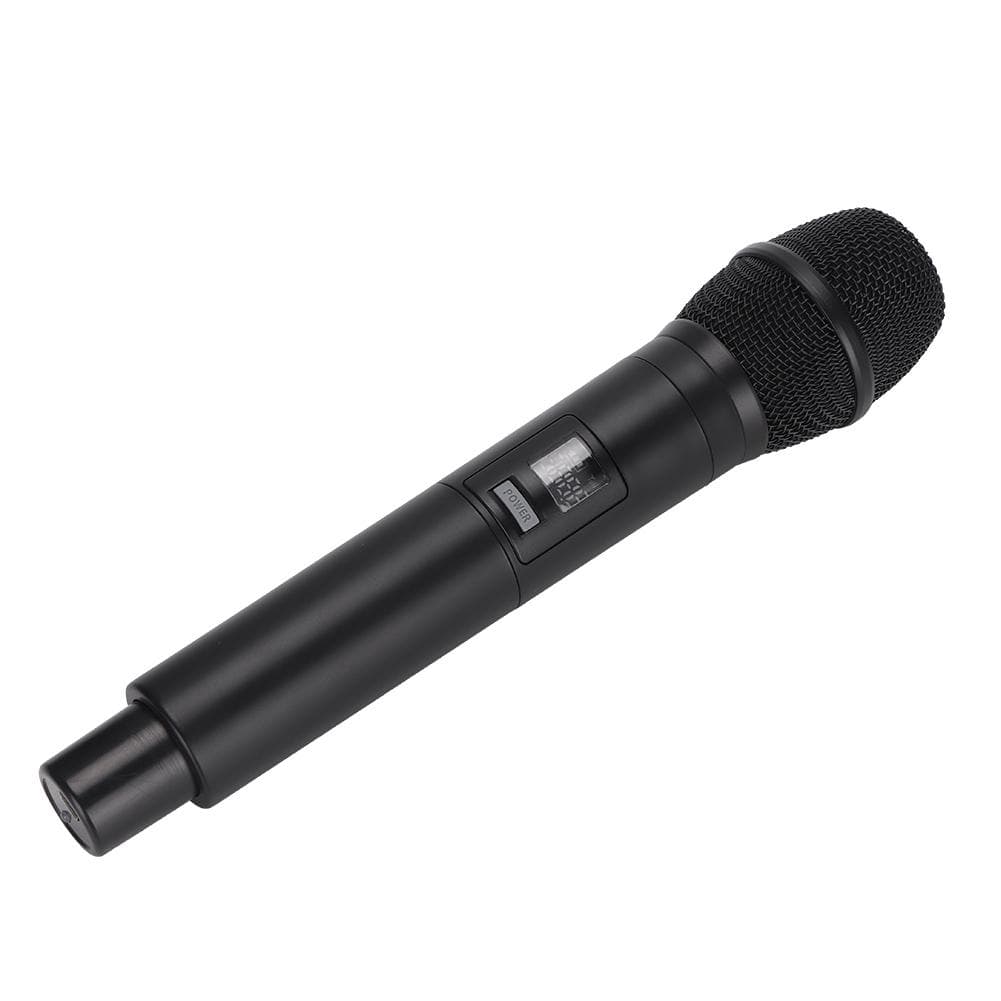 Rechargeable UHF Handheld Wireless Microphone with Mini Bluetooth Receiver Support Battery
