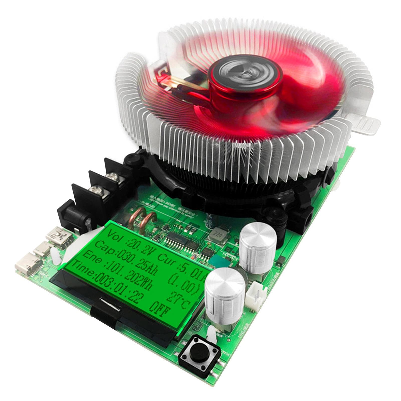 150W 200V 20A Electronic Load Tester Digital LCD Screen Electronic Adjustment Constant Load Meter 150W EU