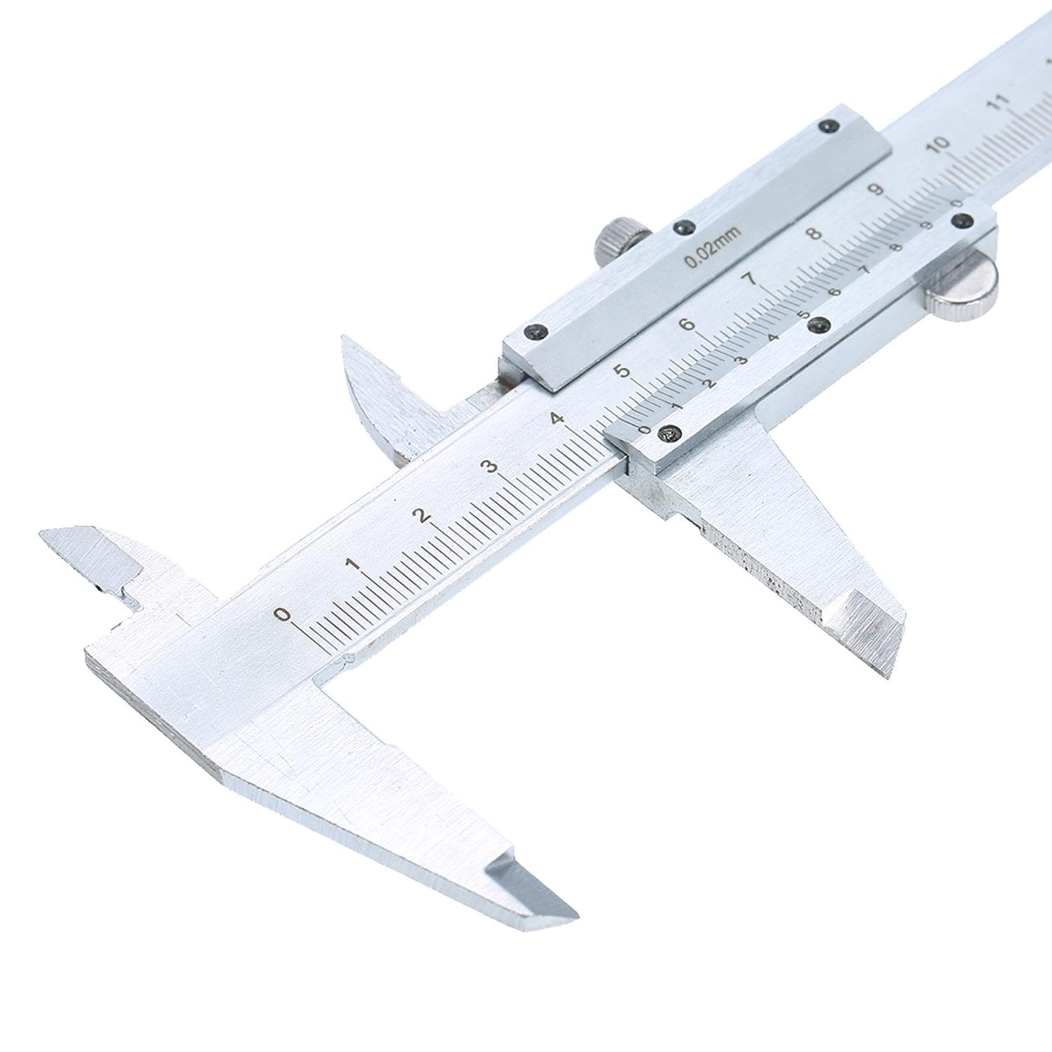 Professional Stainless Steel Vernier Caliper 0150mm Sliding Gauge Measurement Tool Inside Outside silver