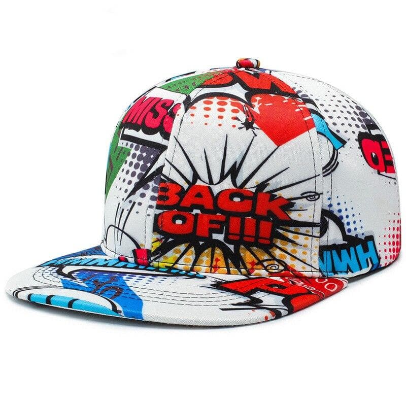 Spring New Style Peaked Hat Yuhan Version Street Hip Hop Hat Fashion Hat Trendy Hat white