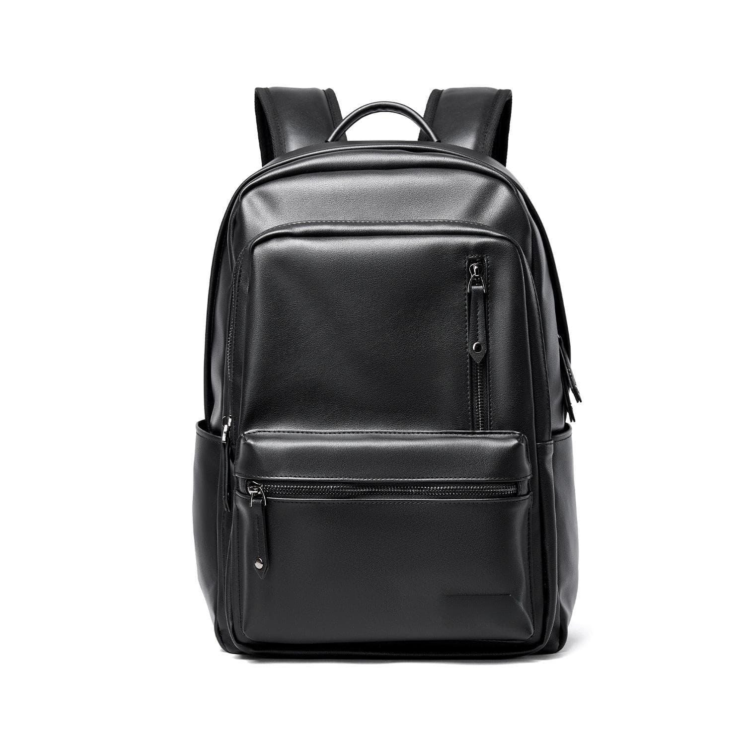 Backpacks, Men's Backpacks, Large-capacity Travel Bags, Fashionable and Trendy Leather Schoolbags, Men's Computer Bags black