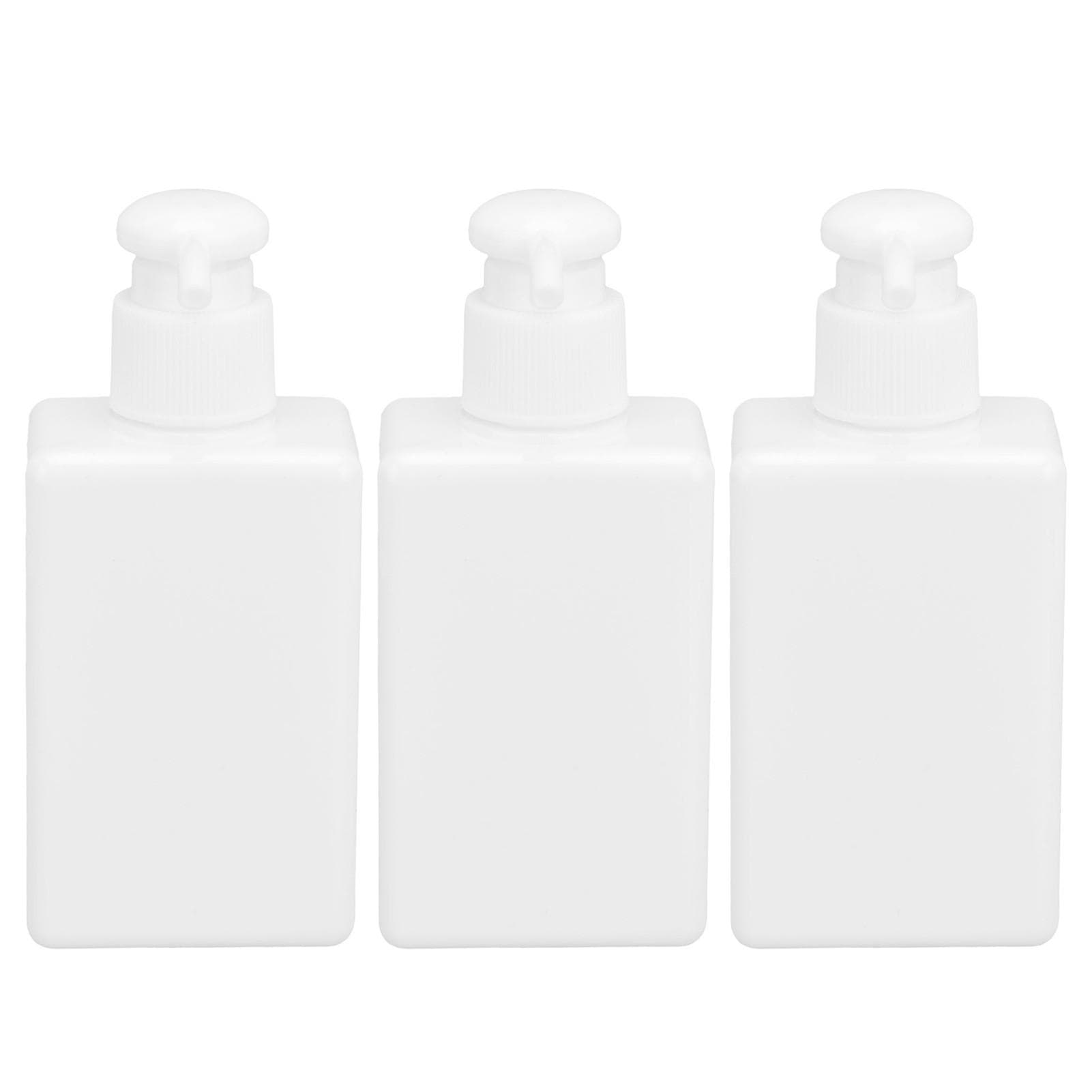 3PCS 150ml Pump Bottle Plastic Empty Soap Dispenser Liquid Container for Shampoo Body Wash Lotion