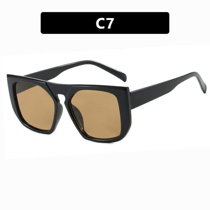 New Fashion Square Sunglasses Women Men Colorful UV400 Sun Glasses Trendy Party Travel Accessories
