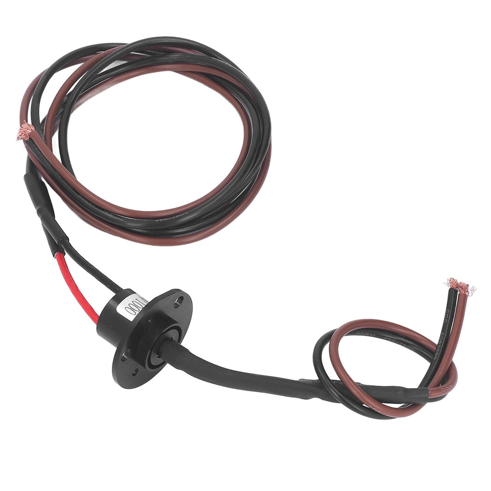 Electrical Slip Ring 2 Road 20A 250RPM Rotary Electrical Contact Conductive Ring Collector