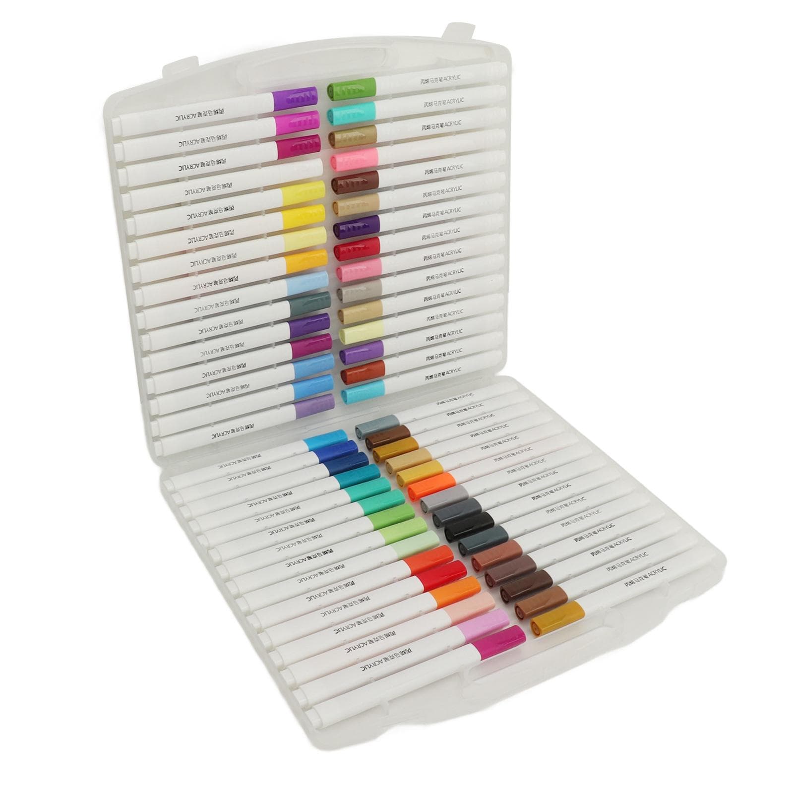 60 Colors Acrylic Paint Markers Quick Dry Waterproof Acrylic Pens for Paper Glass Ceramics Plastic
