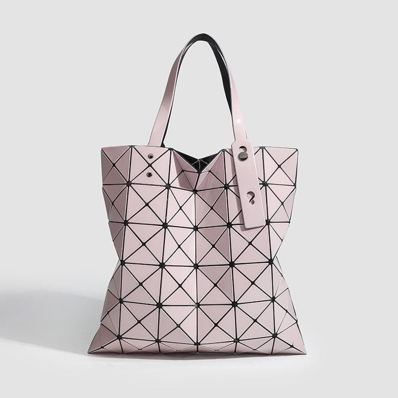 Fashionable New Geometric Diamond-shaped Bag, Single-shoulder Handbag, Checkered Bag, Commuter Bag