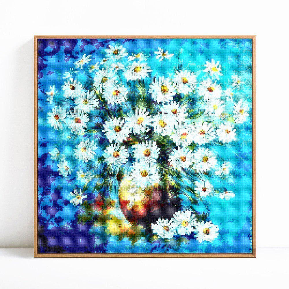 5D DIY Full Round Flower Diamond Painting Embroidery Sale Diamond Mosaic Picture 30x30