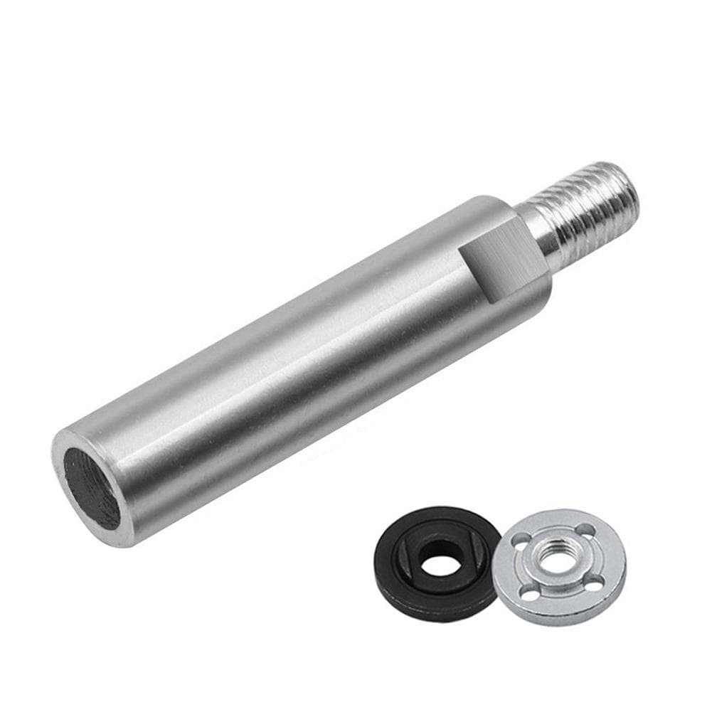 Angle Grinder Bit Extension Shaft Connecting Extension Rod Pratical Angle Grinder Extension Extension Rod&2 Pressing Plates