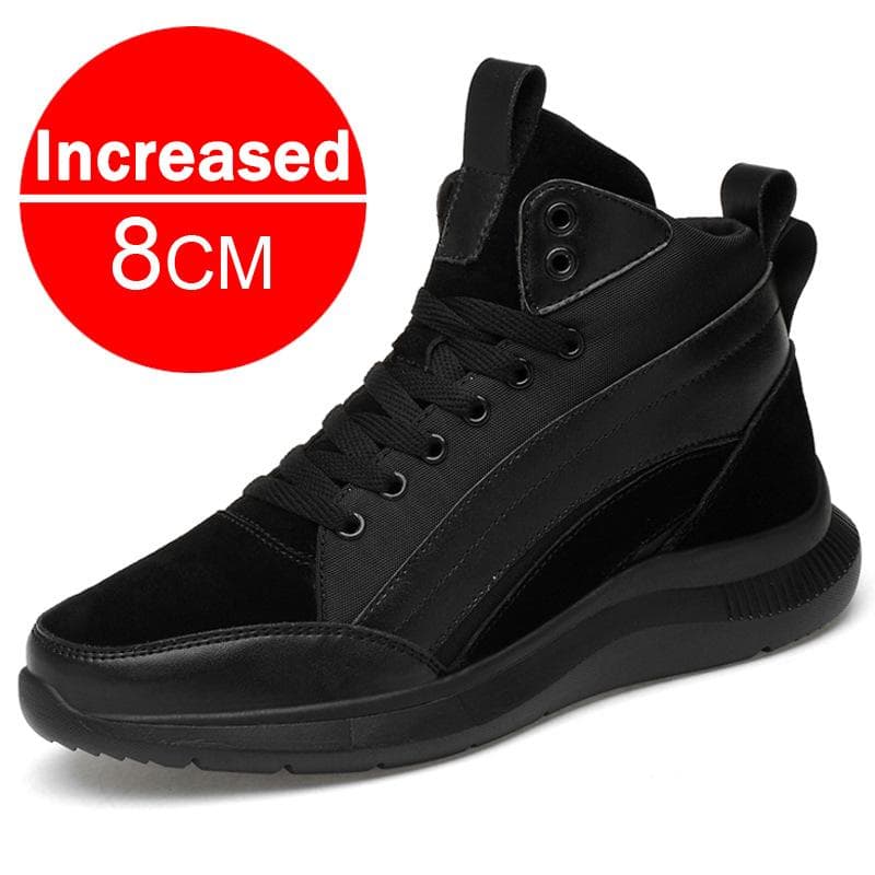 Elevator Shoes Men Sneakers Breathable Mesh Sports Heightening Shoes Increase Insole 6CM 8CM Optional Heels Casual Male Footwear 39