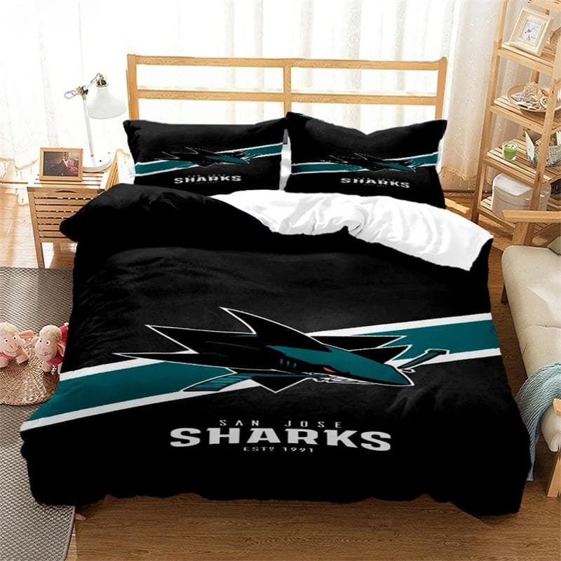 Fashion Casal Ice Hockey All Season Duvet Cover Set with Pillowcase Home Textile Twin Full Queen King Children's Gift 135X200cm-2pcs