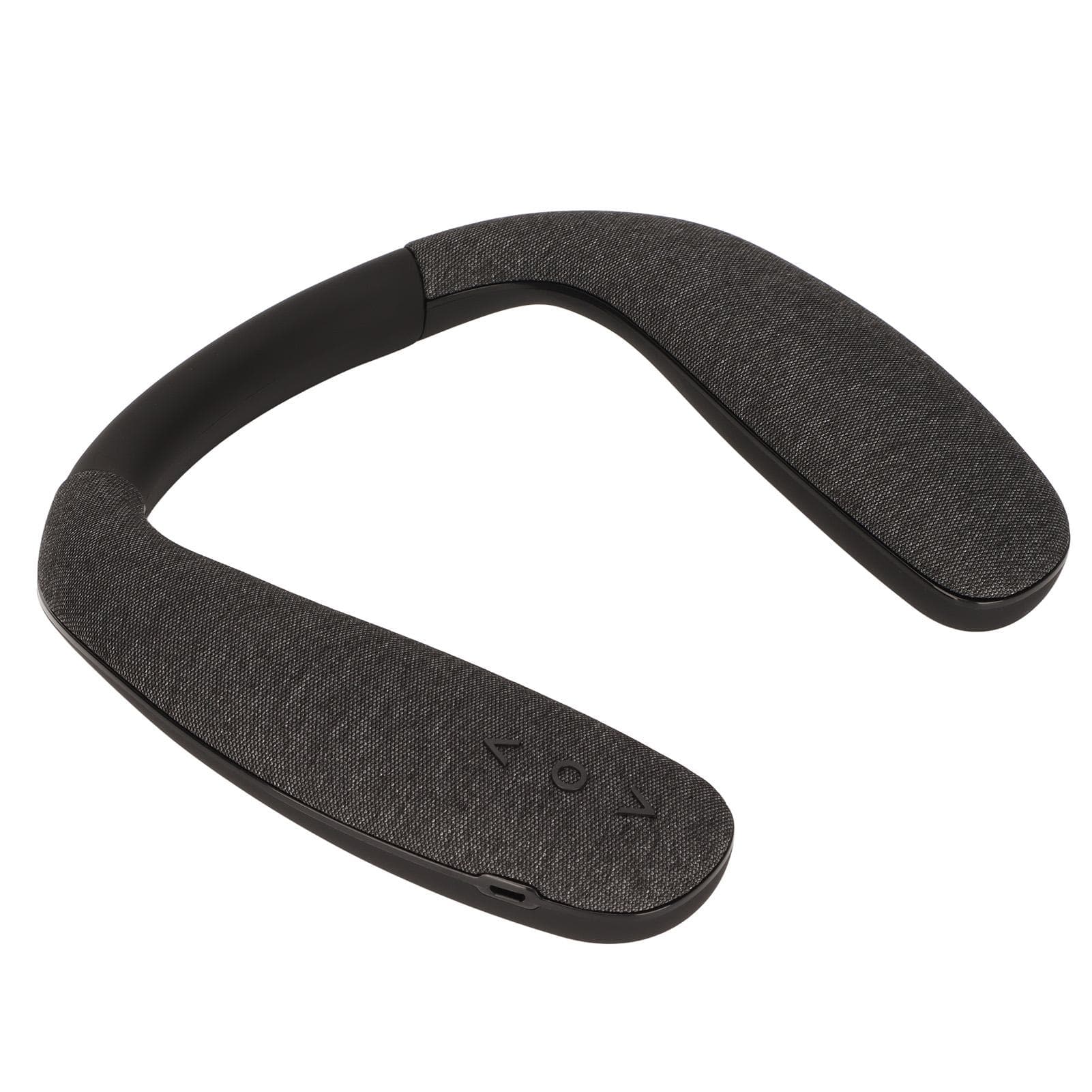 Bluetooth Neckband Speaker Stereo Noise Cancelling Hands Free Wireless Wearable Speaker with Mic black
