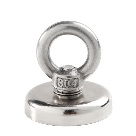 Recovery Magnet Hook Strong Sea Fishing Diving Treasure Hunting Flying Ring 112kg 60mmx50mm