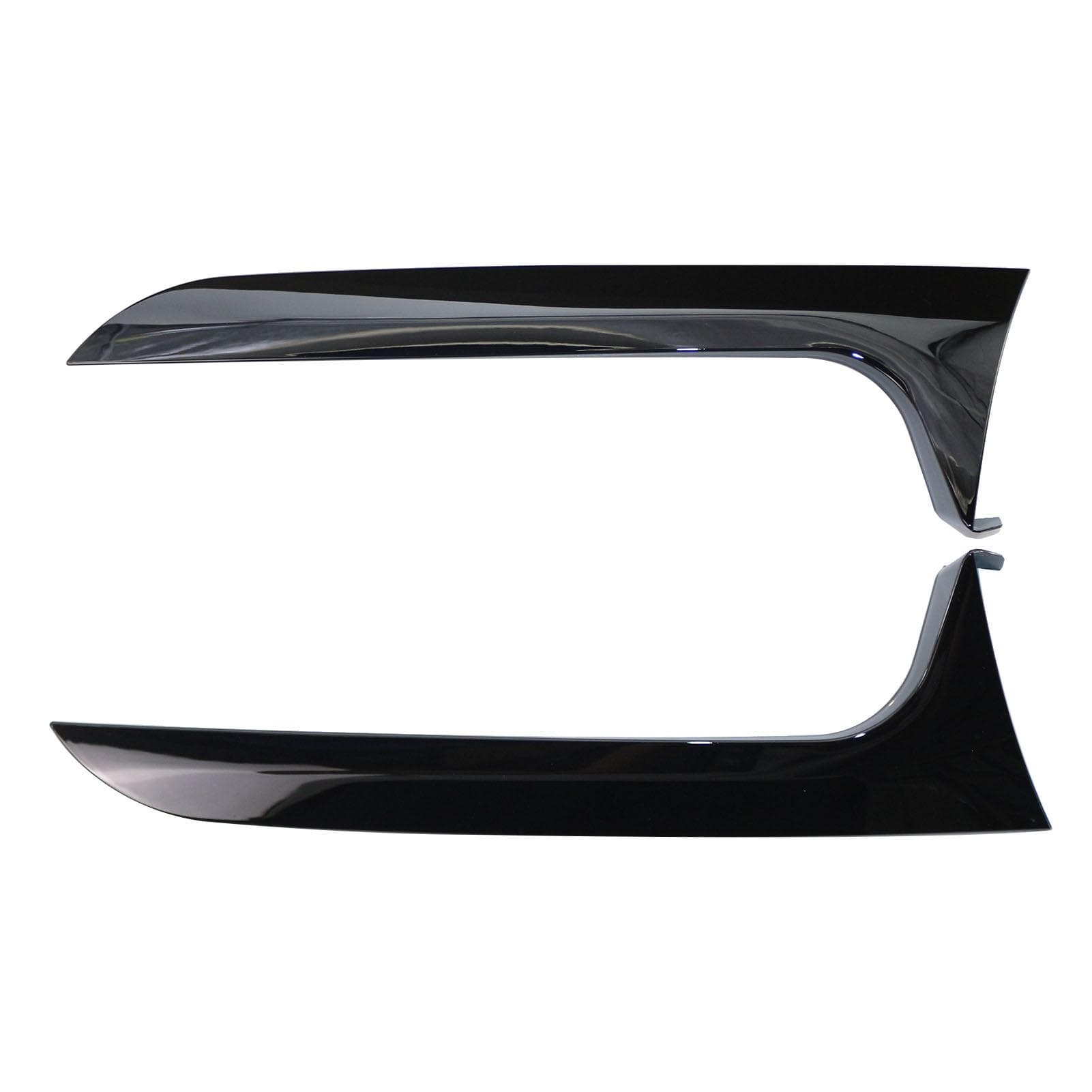 Car Rear Window Side Spoiler Wing Canards Splitter Replacement for A6 C7 Allroad TDI black