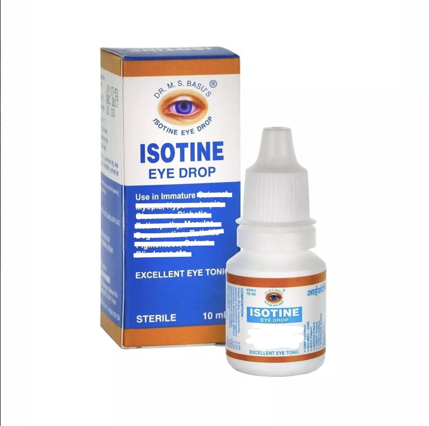 Aysotin: eye drops (10 ml), Isotine, Jagat Pharma