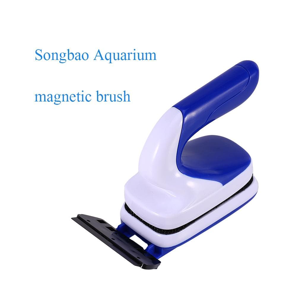 Magnetic Clean Brush Aquarium Fish Tank Glass Algae Cleaner Floating Aquarium Window Cleaning