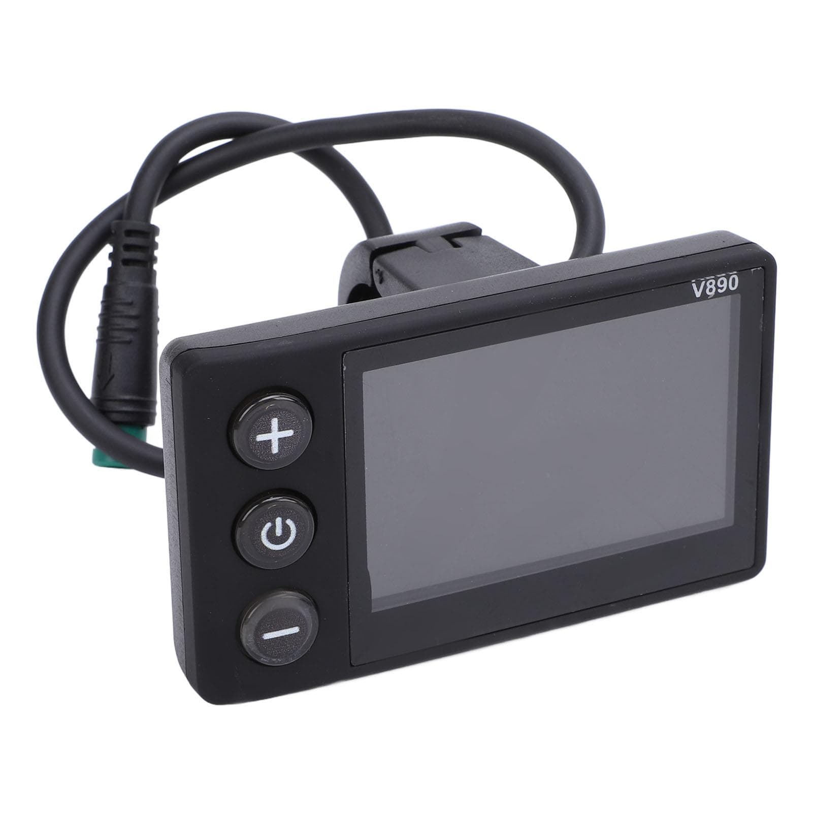 Electric Bike LCD Display Water Resistant Multifunctional Riding Display Meter Panel for 22.2mm